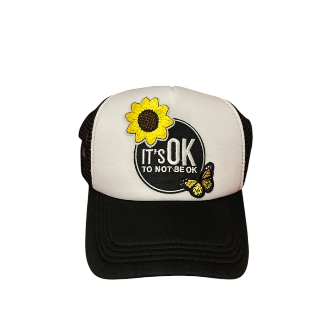 “It’s Ok to not be ok” Custom Trucker Hat - Picture 2 of 4